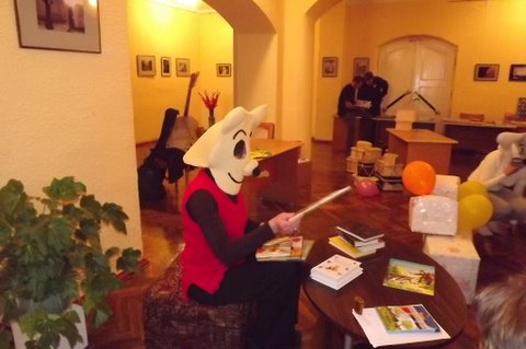 Mikė Pūkuotukas pristato knygas