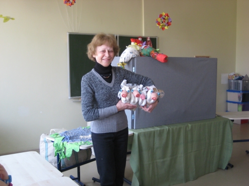 Edukacinė pamoka ''Kaip prakalbinti lėlę''