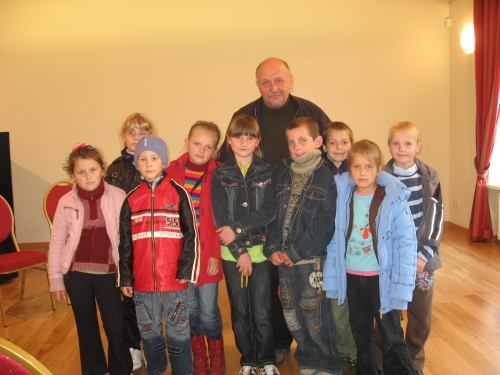 Su rašytoju R. Černiausku