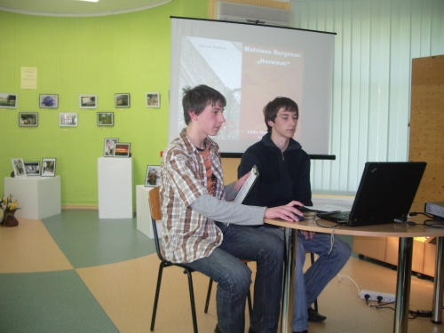 Melvin Burgess knygą HEROINAS pristatė Mindaugas ir Tadas