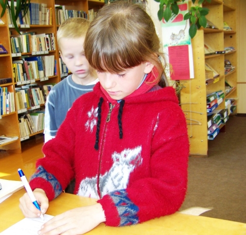 Parašas ant skaitytojo formuliaro