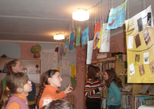 Miežiškių bibliotekoje