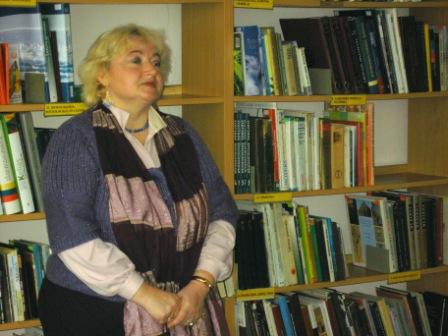 Paskaitą skaitė literatūrologė, Šiaulių universiteto doc. dr. Džiuljeta Maskuliūnienė