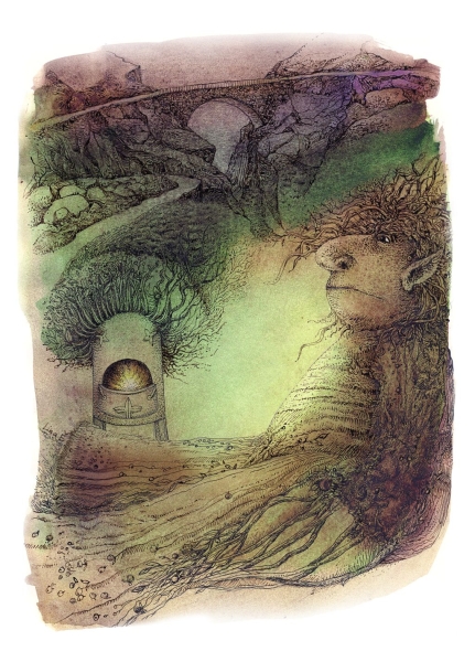 Iliustracija iš knygos. Ddailininkė Lina Eitmantytė-Valužienė