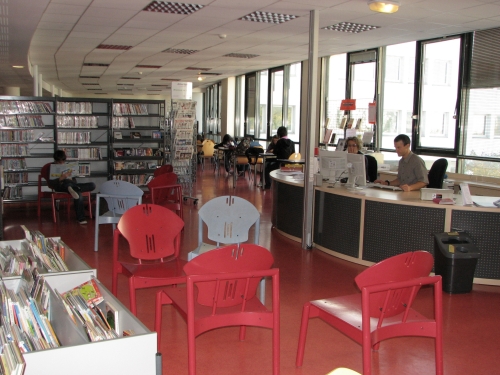 Tarptautinė biblioteka (Bibliotheque Municipale Internationale). Nuotr. autorių