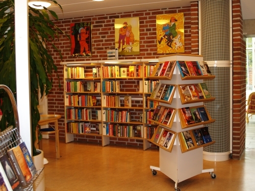 Skandinavijos bibliotekos interjero detalė. Nuotr. Ingridos Rimšienės