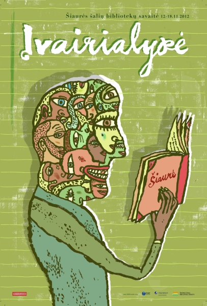 2012 m. Šiaurės šalių bibliotekos savaitės plakatas