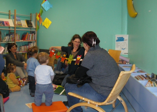 Animacija Grenoblio miesto viešosiose bibliotekose – prioritetinė veiklos sritis. Nuotr. autorių