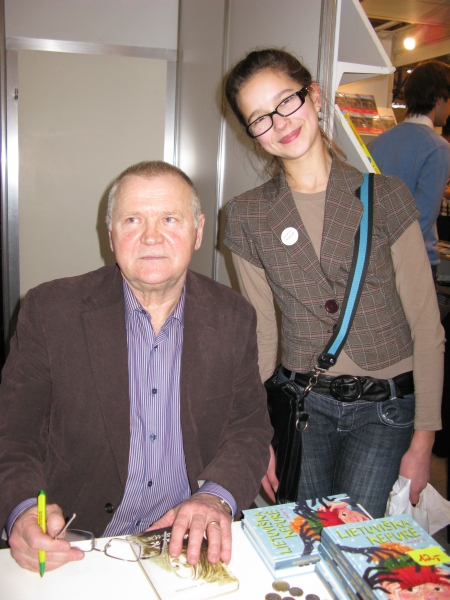 Susitikome su rašytoju Vytautu Račicku