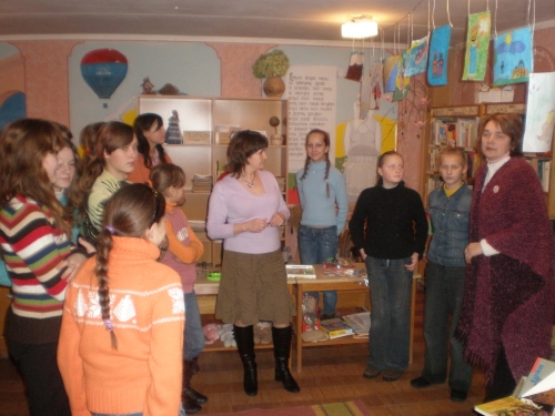 Miežiškių bibliotekoje